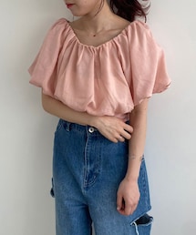 one after another NICE CLAUP | 【セットアップ対応】バルーン袖ブラウス(トップス)