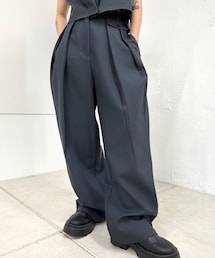 WHO'S WHO gallery | 【HiNT】2タックワイドスラックス(スラックス)