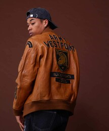 AVIREX | 【先行予約 8月上旬-8月中旬入荷予定】《COLLECTION》AGED LEATHER TYPE MA-1 JACKET WEST POI(ジャケット/アウター)