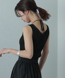 COLONY 2139 | 【two one three nine +0】ホルターカットアウトリブニット(ニット/セーター)