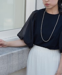 COLONY 2139 | 【6.16(金)18:00販売】オーガンジーボリュームスリーブTシャツ(Tシャツ/カットソー)