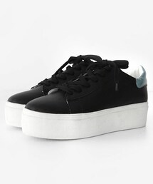 DHOLIC | バイカラーパッチポイントプラットフォームスニーカー(スニーカー)