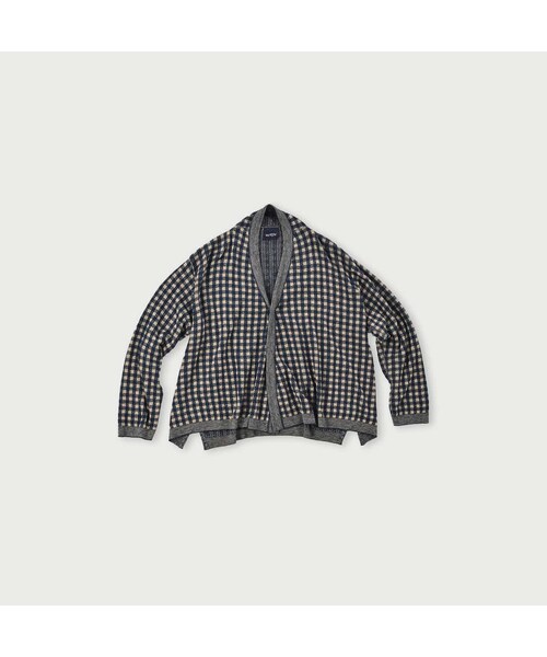 t*g様 45R アルパカジャカードカシュクール 45R（フォーティファイブアール）の「ギンガムジャカードの