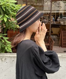 DISCOAT | ランダムボーダーサーモハット(ハット)