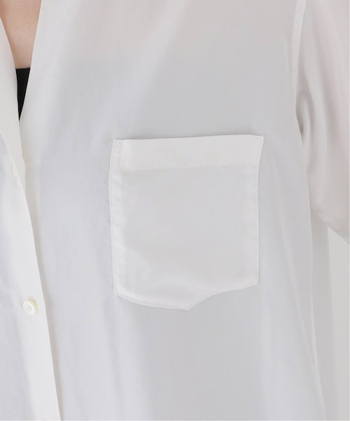 未使用　deuxiemeclasse シルクウォッシュシャツ　ホワイト Deuxieme Classe（ドゥーズィエムクラス）の「*追加 シルク
