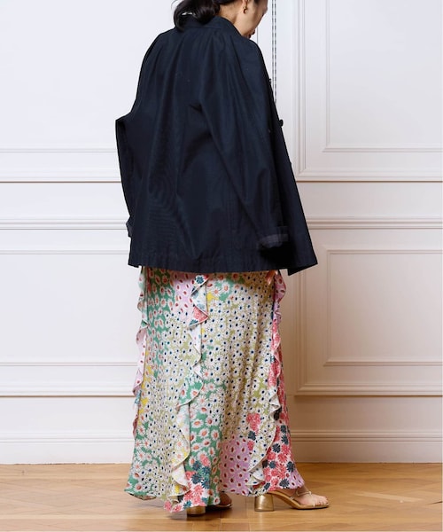 IENA LA BOUCLE LISAマルチフラワーラッフルスカート IENA（イエナ）の「IENA LA BOUCLE LISAマルチフラワーラッフル