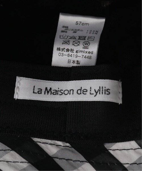 【La Maison de Lyllis / ラ メゾン ド リリス】BROCKEN クロシェHAT ギンガムの11枚目の写真