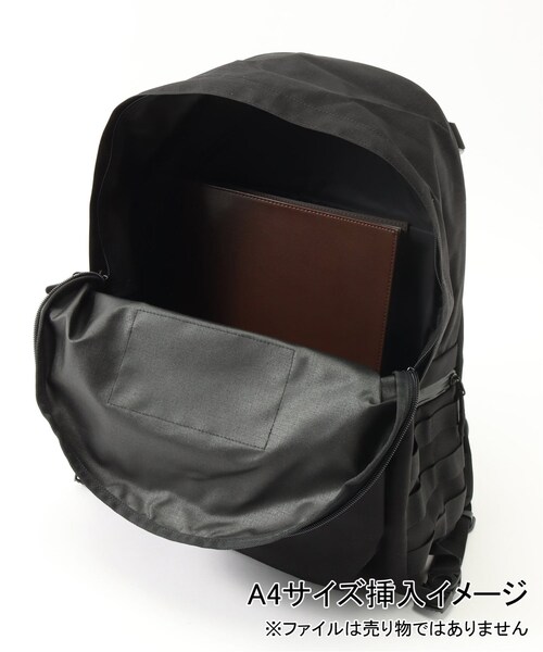 WISM(ウィズム)の「【BAGJACK / バッグジャック】NXL DAYPACK M MOLLE(その他・ブラック/フリー)」の8枚目の写真