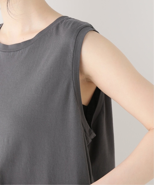 plage（プラージュ）の「Giza cotton セイヒンゾメ タンク