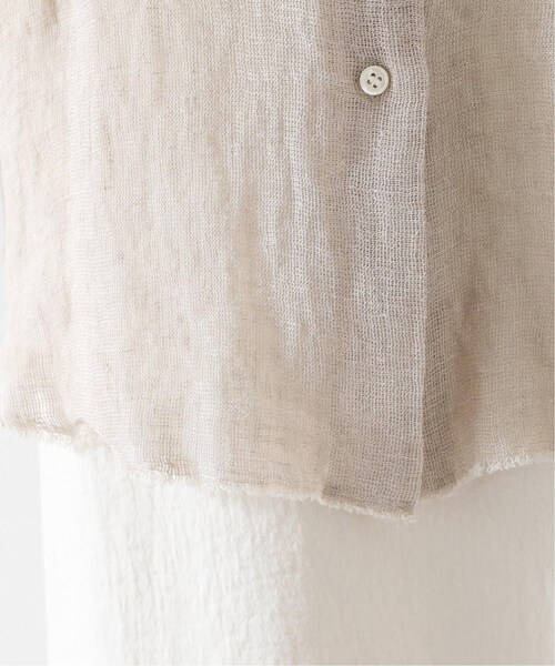 plage（プラージュ）の「《追加予約》【CALMER】別注 BandCollar シャツ2（その他・ナチュラル/フリー）」の15枚目の写真