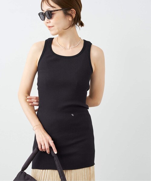 plage(プラージュ)の「【TanC TOKYO/タンクトウキョウ】SKIN TOP LONG タンクトップ(その他・ブラック/フリー)」の1枚目の写真