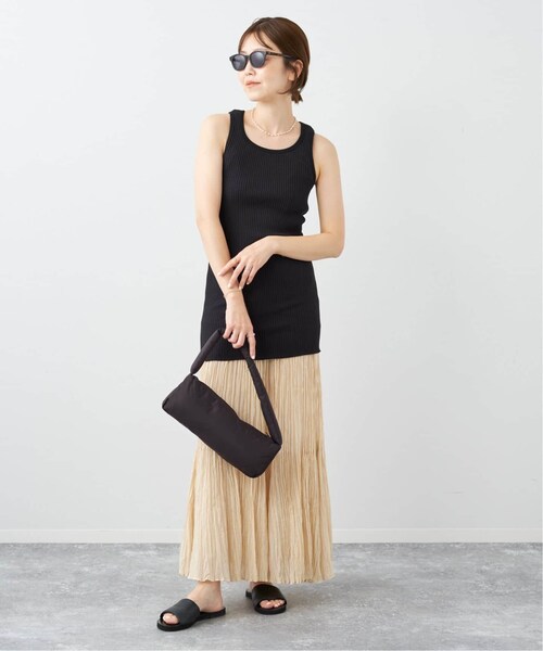 plage(プラージュ)の「【TanC TOKYO/タンクトウキョウ】SKIN TOP LONG タンクトップ(その他・ブラック/フリー)」の4枚目の写真