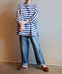 JOURNAL STANDARD LUXE（ジャーナルスタンダード　ラックス）の「ブロードボーダー ボートネックプルオーバー（その他）」