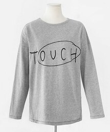 DHOLIC | TOUCHレターリングシンプルTシャツ(Tシャツ/カットソー)