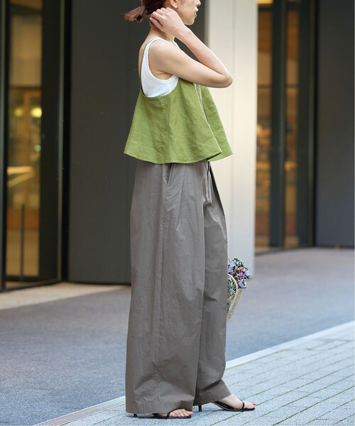 IENA(イエナ)の「IENA LA BOUCLE ハイカウントダンプ2タックパンツ(その他・グレー/34/36/38/40)」の10枚目の写真