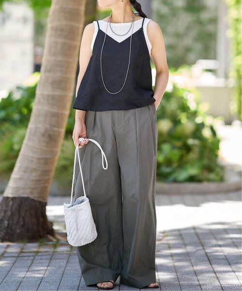 IENA(イエナ)の「IENA LA BOUCLE ハイカウントダンプ2タックパンツ(その他・グレー/34/36/38/40)」の13枚目の写真