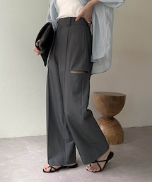 CAPRICIEUX LE'MAGE | 【WEB限定】サイドスリットパンツ(パンツ)