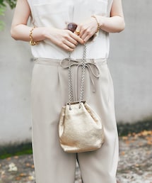 RIVE DROITE | 予約【様々なシーンで活躍】メタリックチェーンバッグ(ショルダーバッグ)