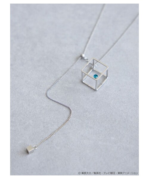 ワールドトリガー　ネックレス　イヤリング　earth music and ワールドトリガー キューブチャームイヤリング/earth