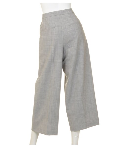 FRAY I.D（フレイアイディー）の「ウールワイドパンツ（ストレートパンツ・レディース・GRY・0/1）」の3枚目の写真