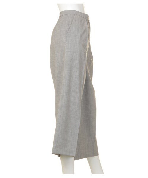 FRAY I.D（フレイアイディー）の「ウールワイドパンツ（ストレートパンツ・レディース・GRY・0/1）」の4枚目の写真