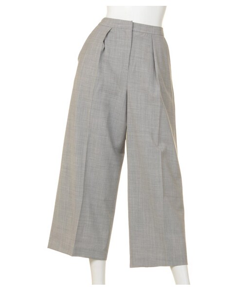 FRAY I.D（フレイアイディー）の「ウールワイドパンツ（ストレートパンツ・レディース・GRY・0/1）」の2枚目の写真