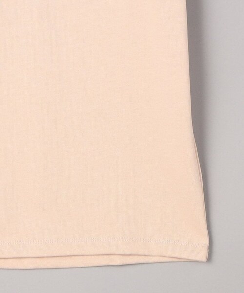 beautiful people（ビューティフルピープル）の「Suvin Compact Jersey Big QOLtag Tシャツ（その他・レディース・ホワイト/ブラウン/ピンク・FREE）」の4枚目の写真