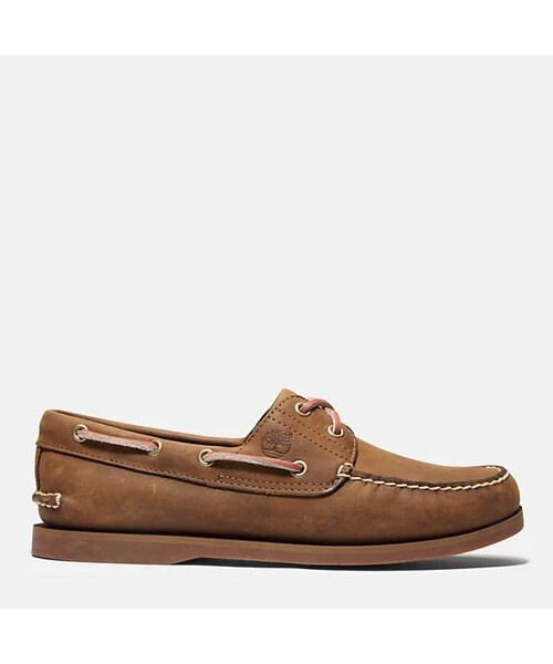 Timberland(ティンバーランド)の「TIMBERLAND 3-EYE LUG HANDSEWN BOAT SHOE - LIGHT BROWN(その他・メンズ・other・7/8/9/10/11)」の1枚目の写真