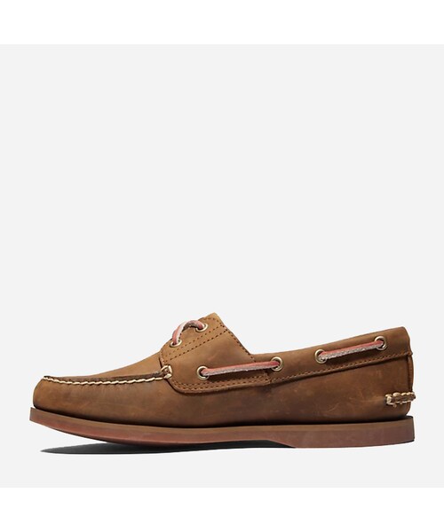Timberland(ティンバーランド)の「TIMBERLAND 3-EYE LUG HANDSEWN BOAT SHOE - LIGHT BROWN(その他・メンズ・other・7/8/9/10/11)」の3枚目の写真