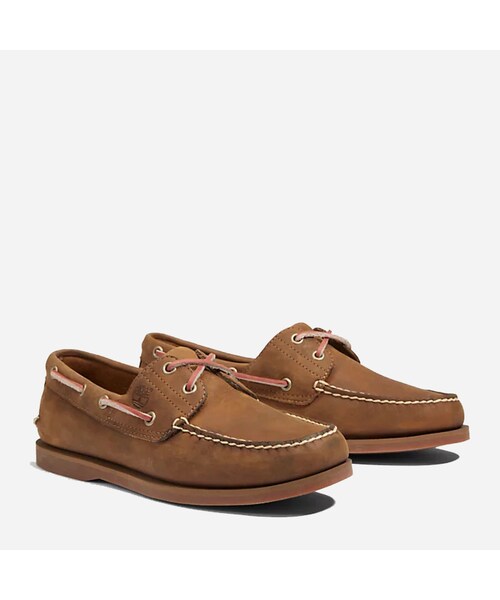 Timberland(ティンバーランド)の「TIMBERLAND 3-EYE LUG HANDSEWN BOAT SHOE - LIGHT BROWN(その他・メンズ・other・7/8/9/10/11)」の2枚目の写真