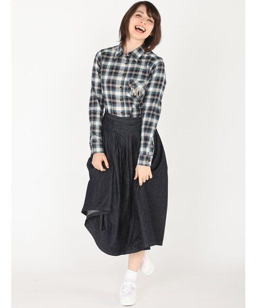 AVIREX(アヴィレックス)の「DS L/S CHECK POCKET(トップス・レディース・RED/YELLOW/BLUE・S/M)」の10枚目の写真