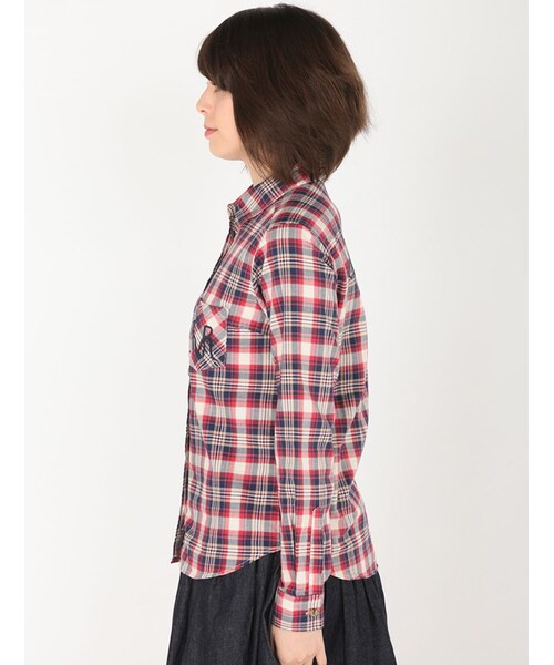 AVIREX(アヴィレックス)の「DS L/S CHECK POCKET(トップス・レディース・RED/YELLOW/BLUE・S/M)」の20枚目の写真