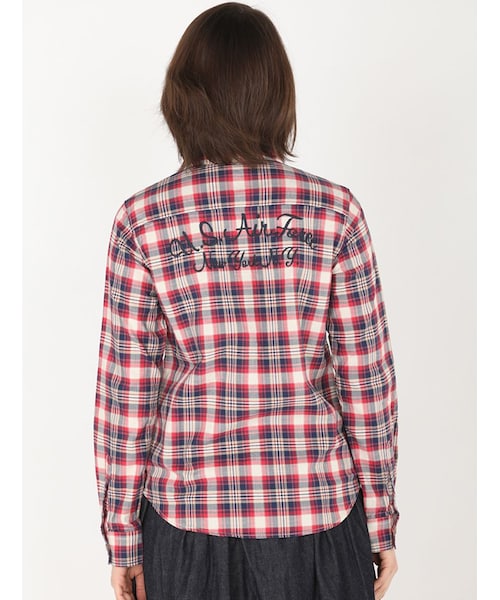 AVIREX(アヴィレックス)の「DS L/S CHECK POCKET(トップス・レディース・RED/YELLOW/BLUE・S/M)」の21枚目の写真