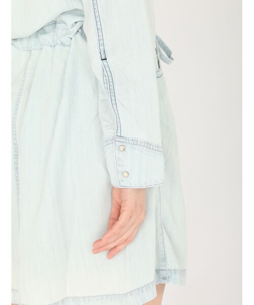 AVIREX(アヴィレックス)の「★L/S DENIM PULLOVE(トップス・レディース・L/BLUE/BLUE・S/M)」の9枚目の写真