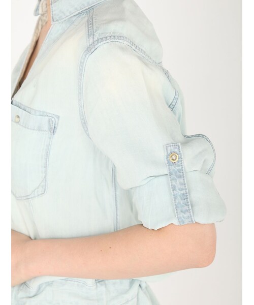 AVIREX(アヴィレックス)の「★L/S DENIM PULLOVE(トップス・レディース・L/BLUE/BLUE・S/M)」の10枚目の写真