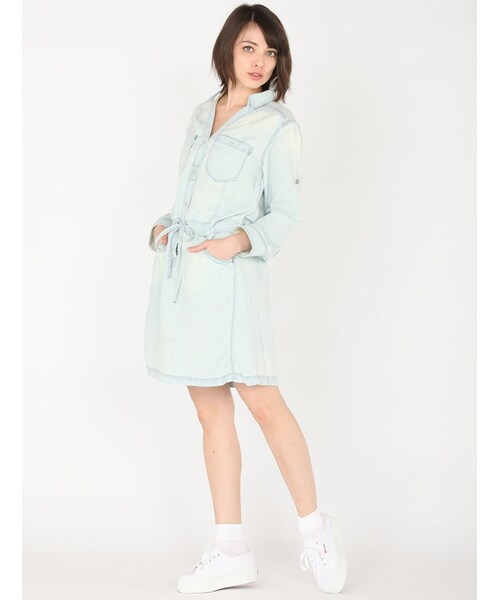 AVIREX(アヴィレックス)の「★L/S DENIM PULLOVE(トップス・レディース・L/BLUE/BLUE・S/M)」の12枚目の写真