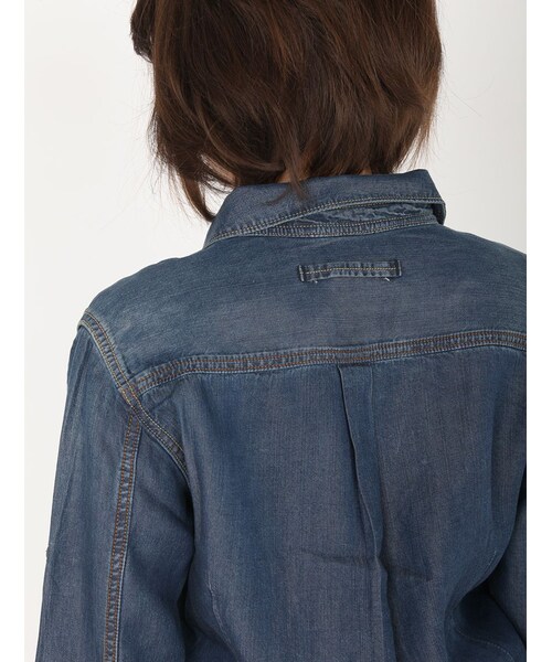 AVIREX(アヴィレックス)の「★L/S DENIM PULLOVE(トップス・レディース・L/BLUE/BLUE・S/M)」の20枚目の写真