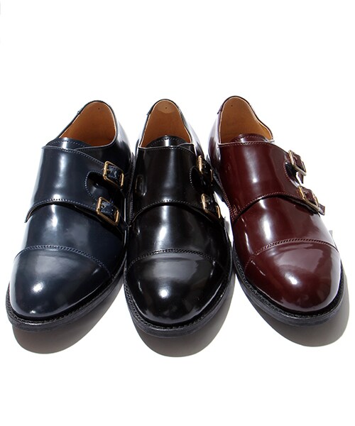 FREAK'S STORE（フリークスストア）の「ダブルモンクレザーシューズ（シューズ・メンズ・ブラック/ワインレッド/ネイビー・8H/9H）」の7枚目の写真