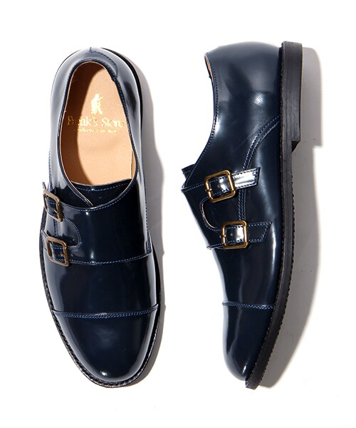 FREAK'S STORE（フリークスストア）の「ダブルモンクレザーシューズ（シューズ・メンズ・ブラック/ワインレッド/ネイビー・8H/9H）」の3枚目の写真