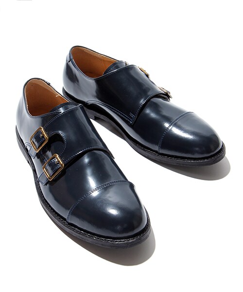 FREAK'S STORE（フリークスストア）の「ダブルモンクレザーシューズ（シューズ・メンズ・ブラック/ワインレッド/ネイビー・8H/9H）」の6枚目の写真