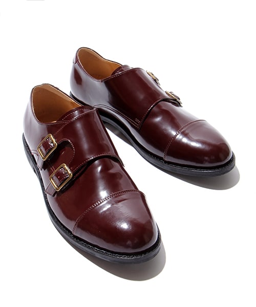 FREAK'S STORE（フリークスストア）の「ダブルモンクレザーシューズ（シューズ・メンズ・ブラック/ワインレッド/ネイビー・8H/9H）」の5枚目の写真