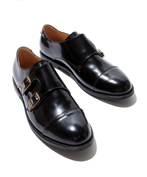 FREAK'S STORE（フリークスストア）の「ダブルモンクレザーシューズ（シューズ・メンズ・ブラック/ワインレッド/ネイビー・8H/9H）」の4枚目の写真