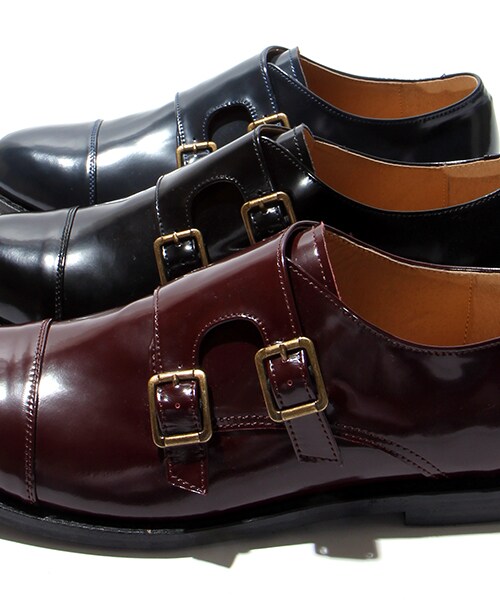 FREAK'S STORE（フリークスストア）の「ダブルモンクレザーシューズ（シューズ・メンズ・ブラック/ワインレッド/ネイビー・8H/9H）」の8枚目の写真