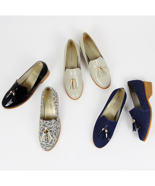 ORiental TRaffic（オリエンタルトラフィック）の「タッセルシューズ（シューズ・レディース・ブラック/ブルー/ホワイト/グレー/ホワイト・34/35/36/37/38/39/40/41/42）」の11枚目の写真