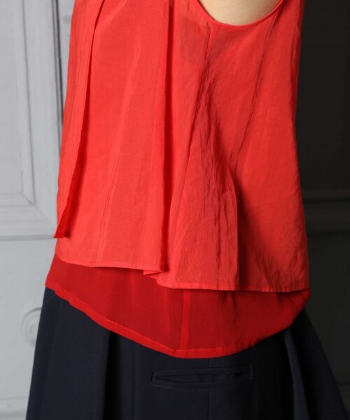 CINOH(チノ)の「ブロックレイヤードNSTOP(その他・レディース・RED/WHT・38)」の9枚目の写真