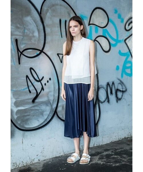 CINOH(チノ)の「ブロックレイヤードNSTOP(その他・レディース・RED/WHT・38)」の2枚目の写真