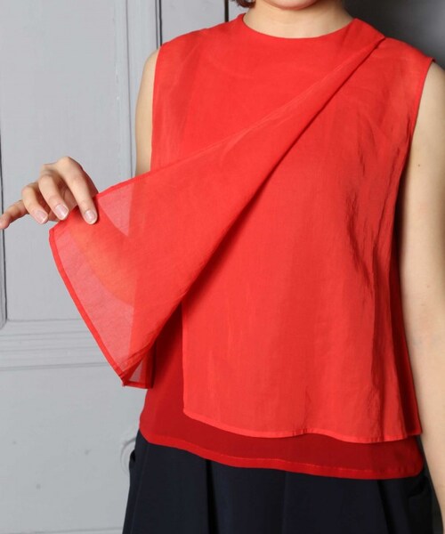 CINOH(チノ)の「ブロックレイヤードNSTOP(その他・レディース・RED/WHT・38)」の7枚目の写真