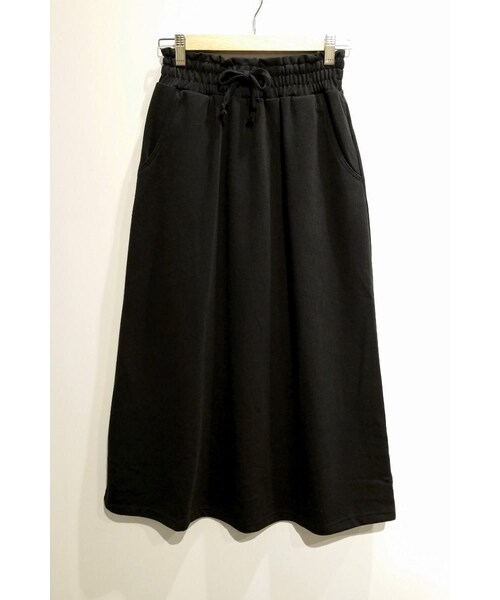 WEGO(ウィゴー)の「WEGO Sweat Maxi Skirt(その他・レディース・BLACK/LIGHT GRAY/green multi・F)」の2枚目の写真