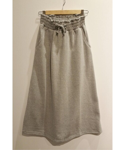 WEGO(ウィゴー)の「WEGO Sweat Maxi Skirt(その他・レディース・BLACK/LIGHT GRAY/green multi・F)」の3枚目の写真