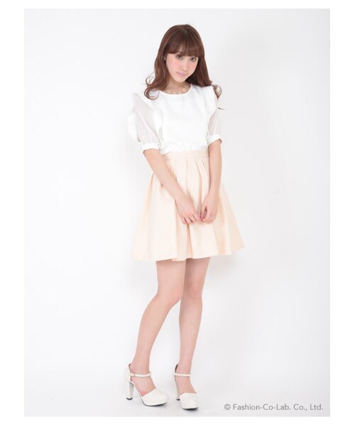 TITTY&CO.（ティティーアンドコー）の「シアースリーブブラウス